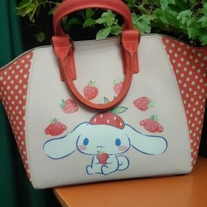 Loungefly Sanrio Kawaii Cinnamoroll Pink Strawberry Crossbody Purse